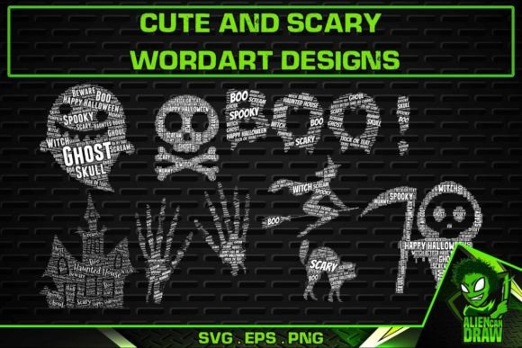 Download Halloween Bundle - WordArt Vol. 1 - Premium Resources