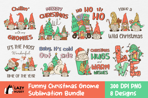Download Funny Christmas Gnome Sublimation Bundle - Premium Resources