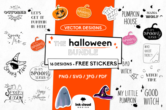 Download Halloween Bundle Pumpkin Spooky Cut File - Halloween bundle Collection